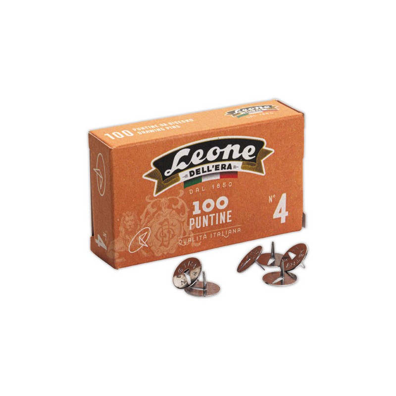 BT 100 PUNAISES ACIER 13MM N4 - inox  x100 - Fiducial