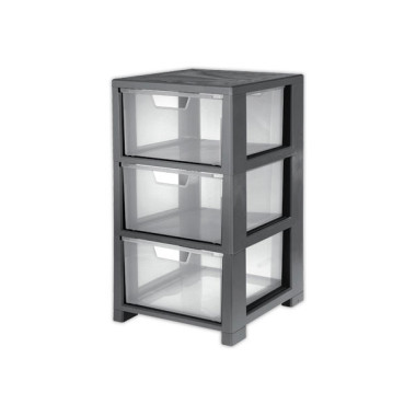 Tour 3 tiroirs gris  - Fiducial