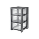 Tour 3 tiroirs gris  - Fiducial