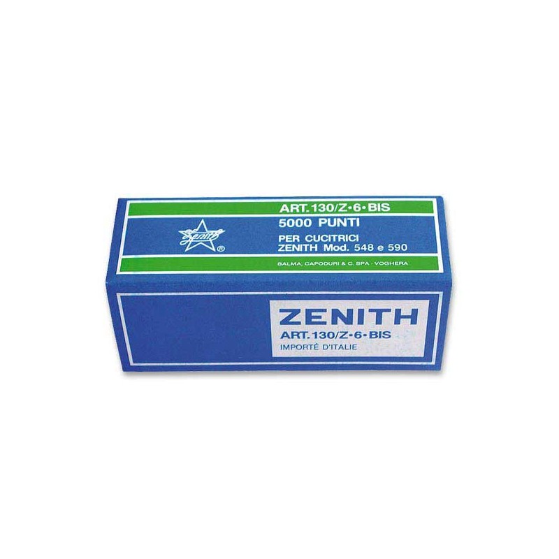 Agrafes Zénith 130 Z 6 mm  x5000 - Fiducial