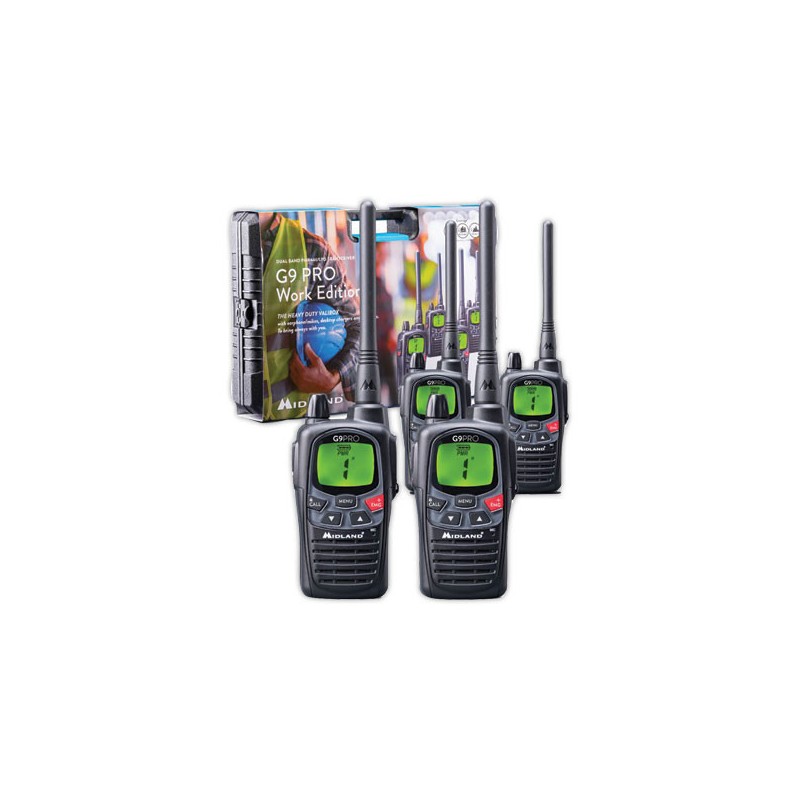 Talkie-Walkie PMR446 G9 Pro Valibox  - Fiducial