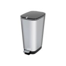 Poubelle Chic Bin Style 45L - Gris metallisé  - Fiducial