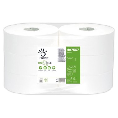Rouleaux de papier toilette BIO TECH  x6 - Fiducial