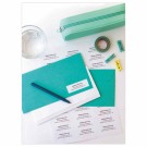 Feuilles A4 soit 330 étiquettes blanches coins carrés 70x25,4 mm  x10 - Fiducial