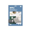 Feuilles A4 soit 440 étiquettes blanches coins carrés 48,5 x 25,4 mm  x10 - Fiducial
