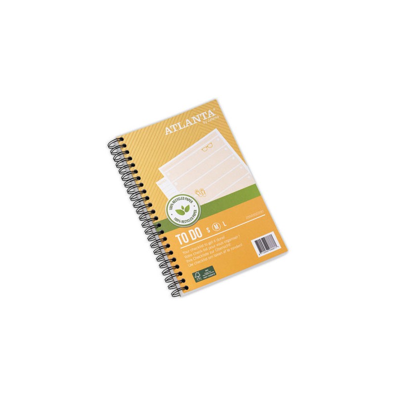 Carnet "To do" Atlanta 195x125 été  - Fiducial