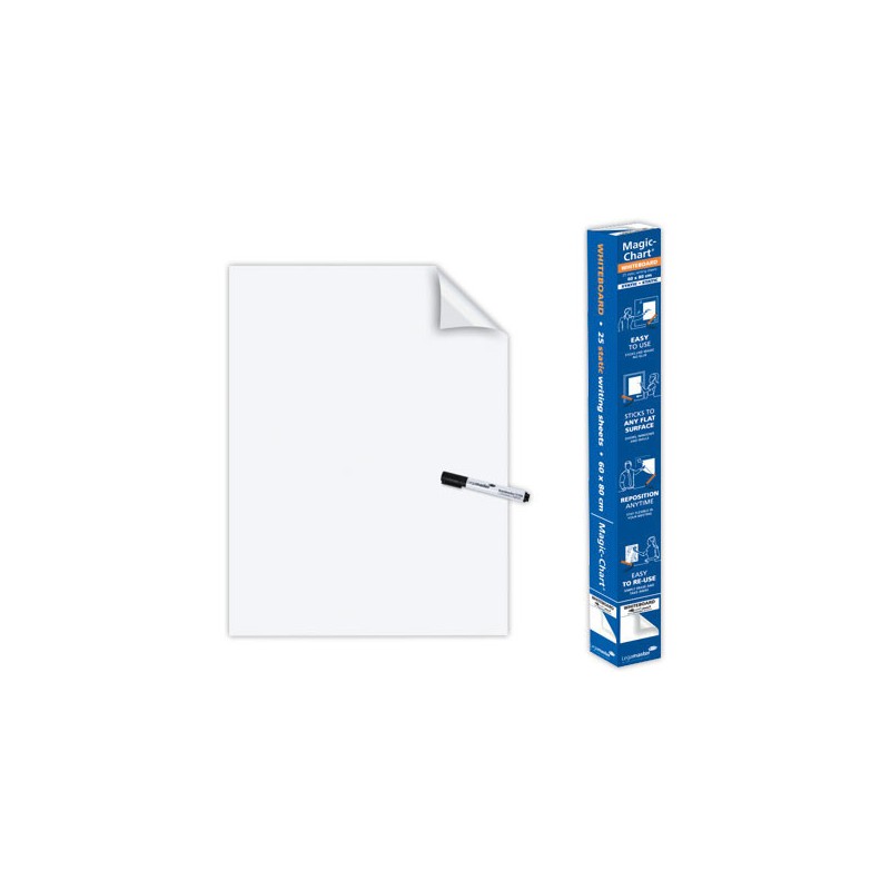 Rouleau Magic-Chart - tableau blanc  - Fiducial