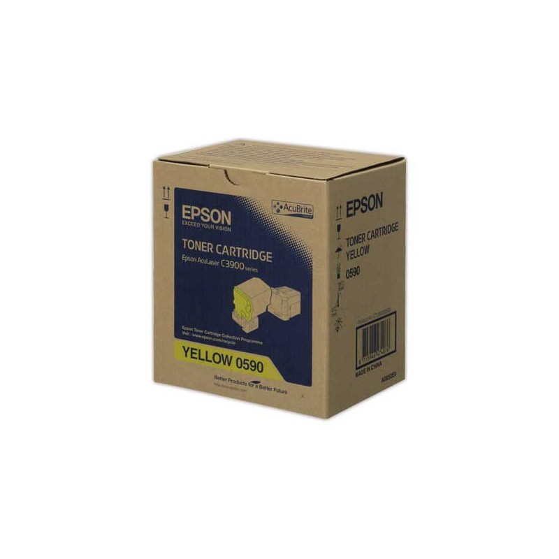 Toner EPSON S050590 jaune  - Fiducial
