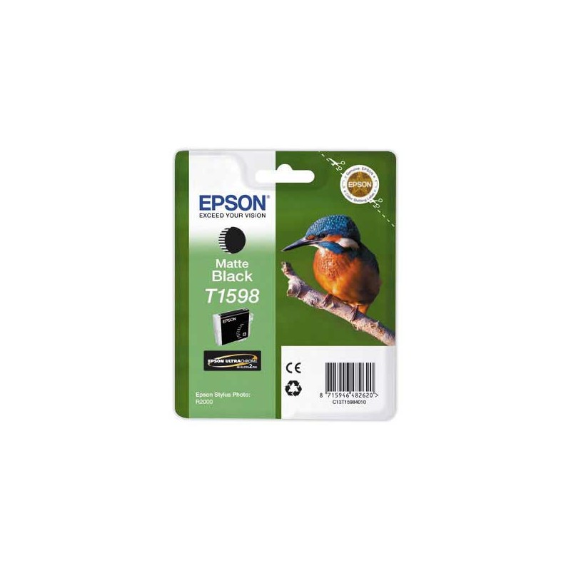 Cartouche EPSON T1598 noirmat  - Fiducial