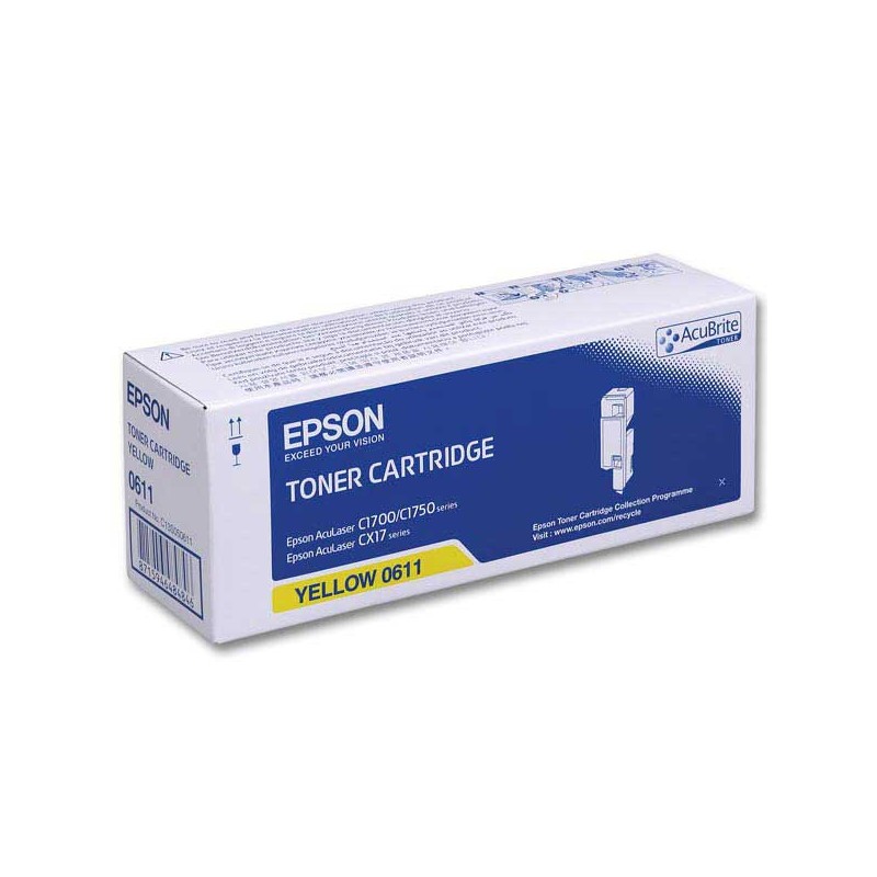Toner EPSON S050611 jaune  - Fiducial