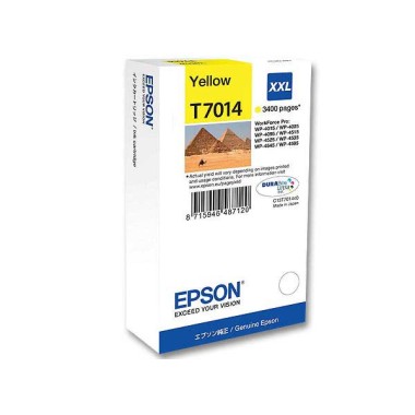 Cartouche Epson T7014 jaune  - Fiducial
