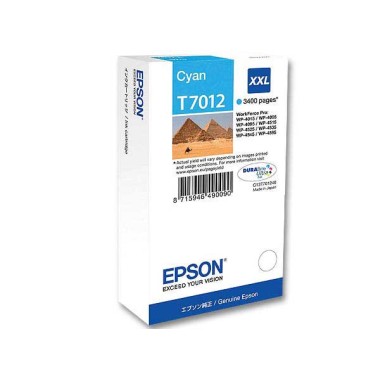 Cartouche Epson T7012 cyan  - Fiducial