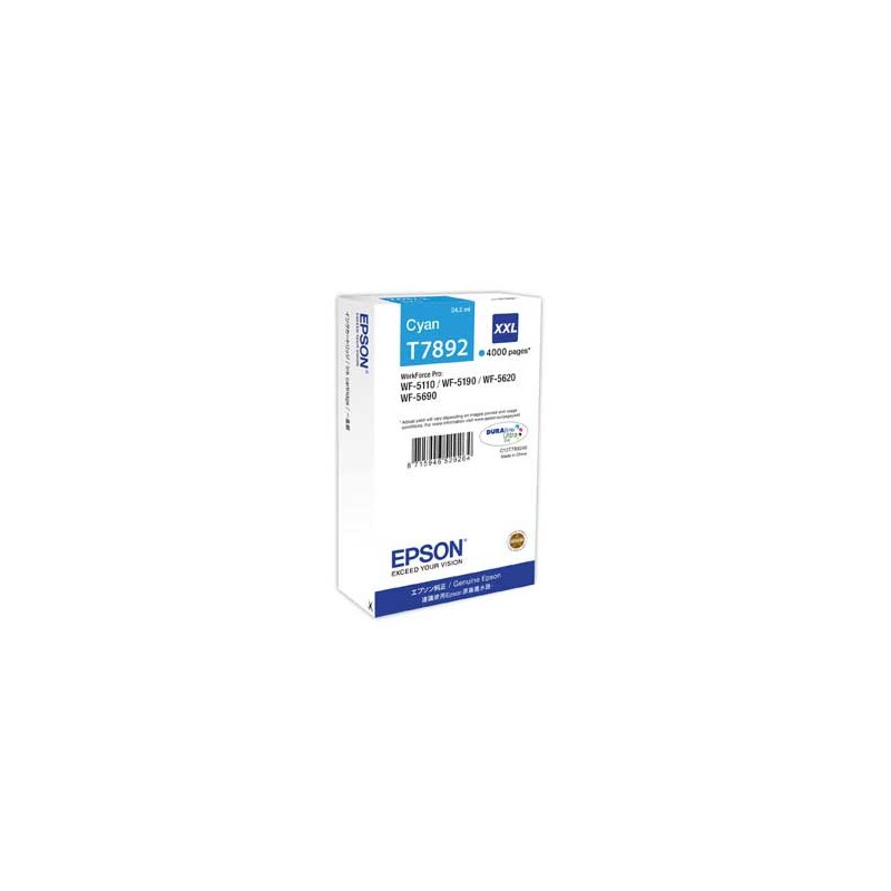 Cartouche EPSON C13T789240 cyan  - Fiducial