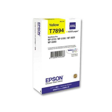 Cartouche EPSON C13T789340 jaune  - Fiducial