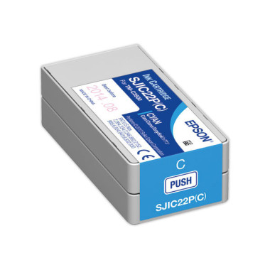 Cartouche Jet d'ence EPSON S020602 cyan  - Fiducial