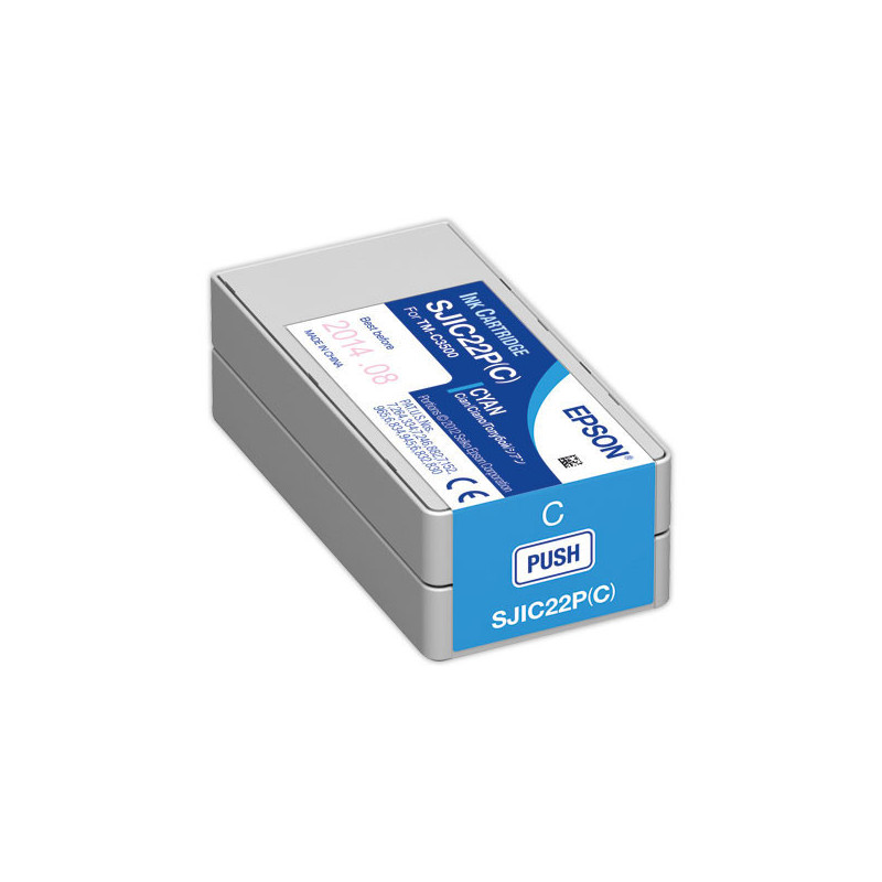 Cartouche Jet d'ence EPSON S020602 cyan  - Fiducial