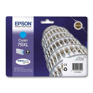 Cartouche Epson C13T790240 cyan  - Fiducial