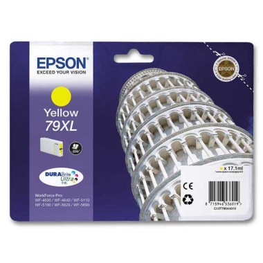 Cartouche Epson C13T790440 jaune  - Fiducial
