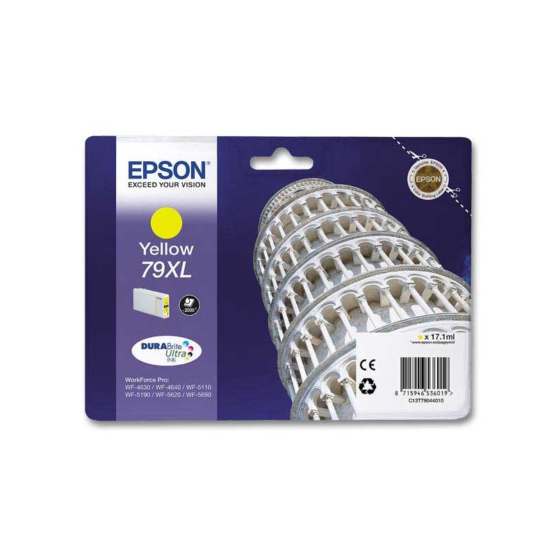 Cartouche Epson C13T790440 jaune  - Fiducial