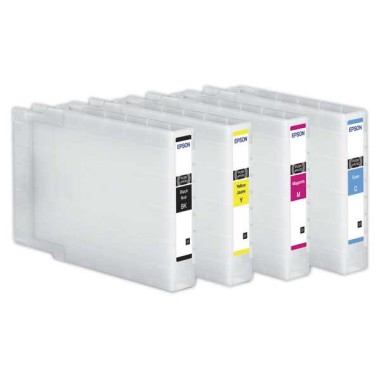 Cartouche Jet d'ence EPSON C13T755440 jaune  - Fiducial
