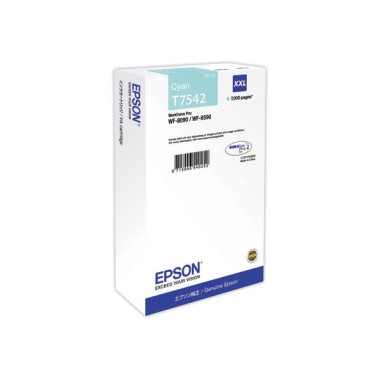 Cartouche EPSON T7542 CYAN  - Fiducial