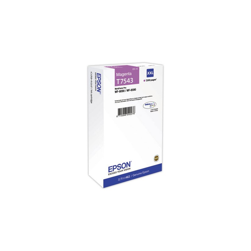 Cartouche EPSON T7542 MAGENTA  - Fiducial