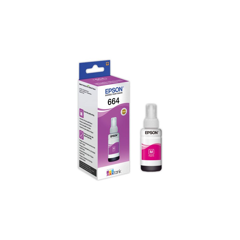 Recharge Jet d'encre EPSON T6643 magenta  - Fiducial