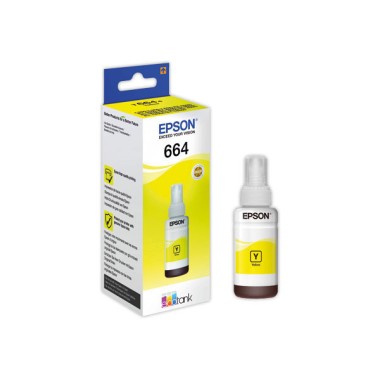 Recharge Jet d'encre EPSON T6644 jaune  - Fiducial