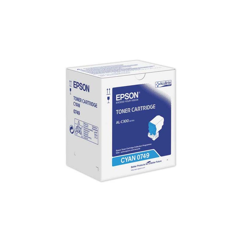 Toner EPSON C13S050749 cyan  - Fiducial