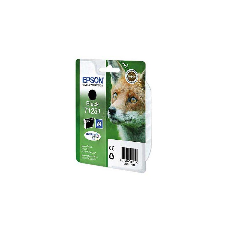 Cartouche EPSON T128 noire  - Fiducial