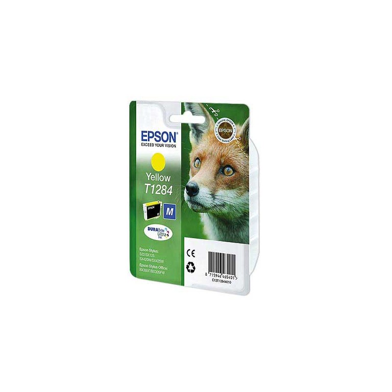 Cartouche EPSON T128 jaune  - Fiducial