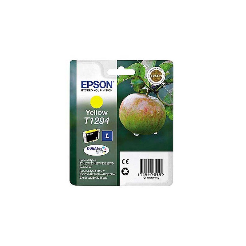 Cartouche EPSON T129 jaune  - Fiducial