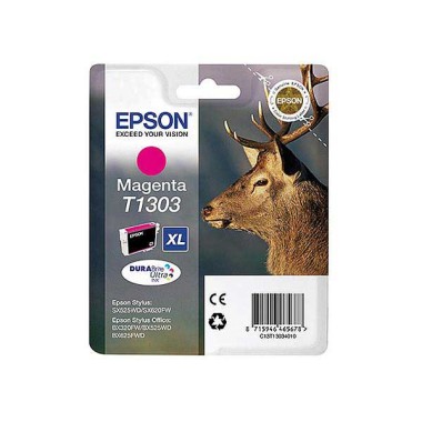 Cartouche EPSON T130 magenta Cerf  - Fiducial