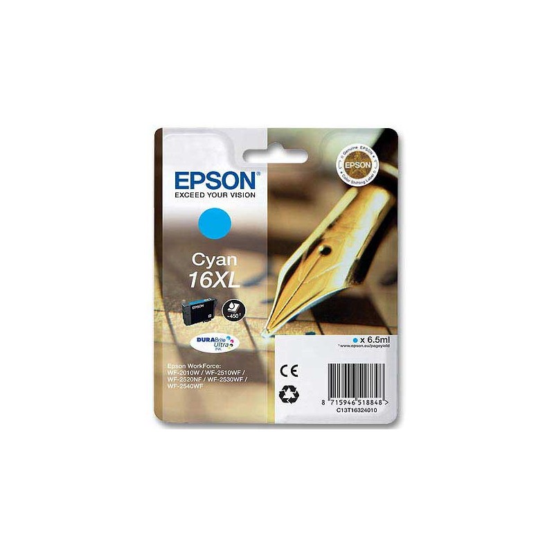 Cartouche Epson T1632 cyan  - Fiducial