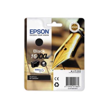Cartouche Jet d'ence EPSON C13T16814010 noire  - Fiducial