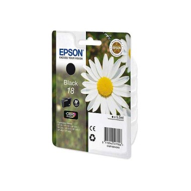 Cartouche EPSON T180 noire Paquerette  - Fiducial