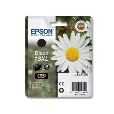Cartouche Epson T1811 noire  - Fiducial