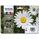 Cartouches EPSON T1816 4 couleurs noircyan magenta jaune  x4 - Fiducial