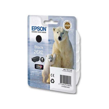 CartoucheEpson T2621 noire  - Fiducial