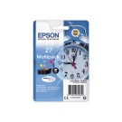 Cartouche Epson 27 "Réveil" 3 couleursC M J multipack  x3 - Fiducial