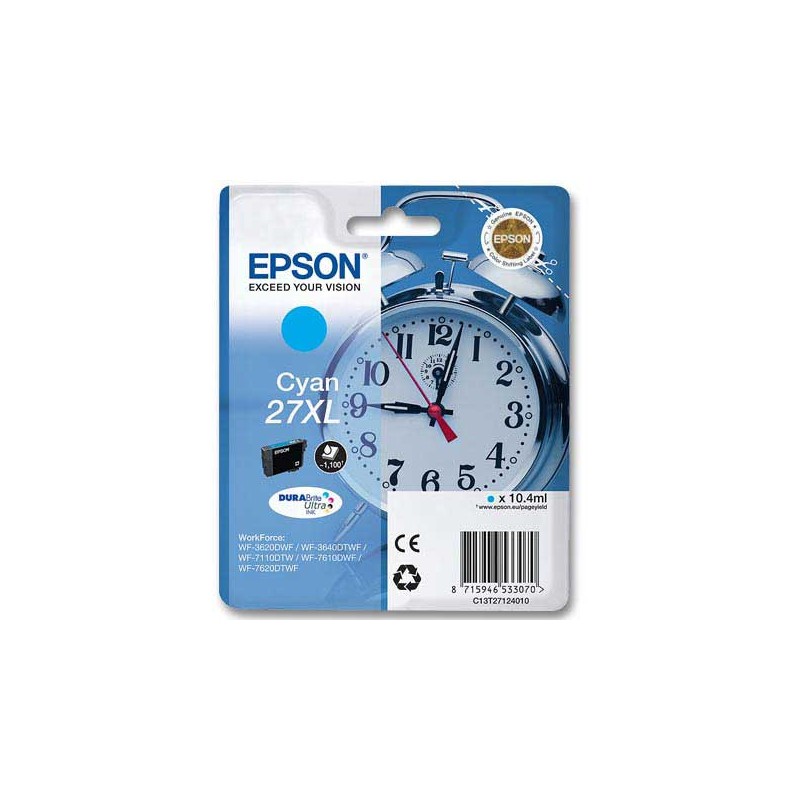 Cartouche Epson T2712 cyan  - Fiducial