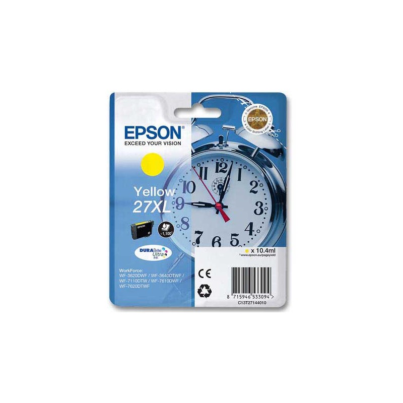 Cartouche Epson T2714 jaune  - Fiducial
