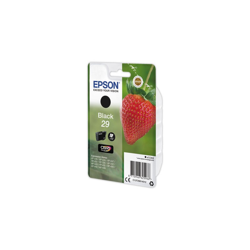 Cartouche EPSON T2981 noir  - Fiducial