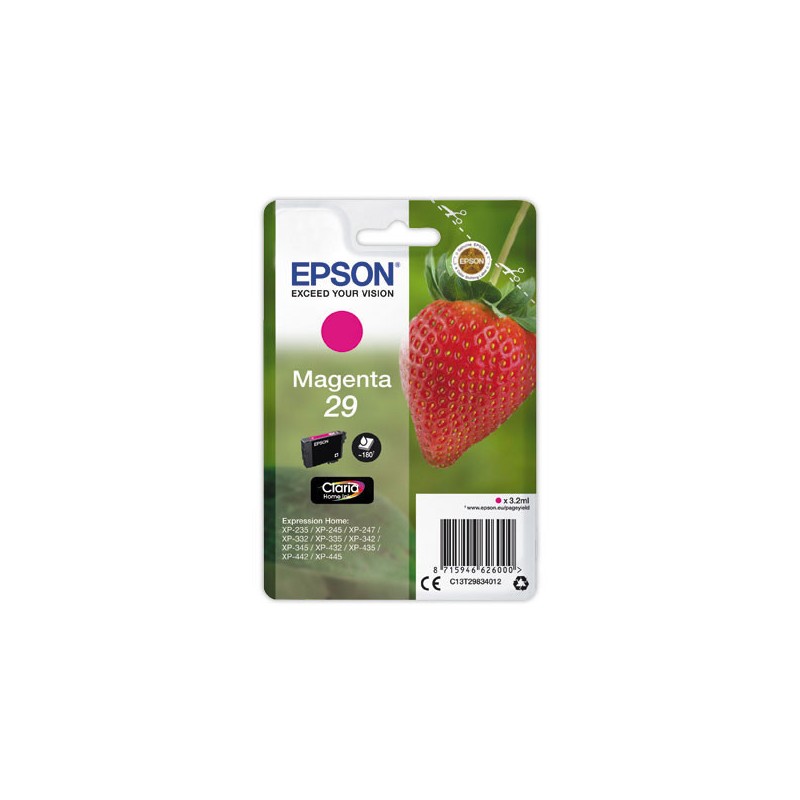 Cartouche Epson 29 MAG "Fraise"  - Fiducial