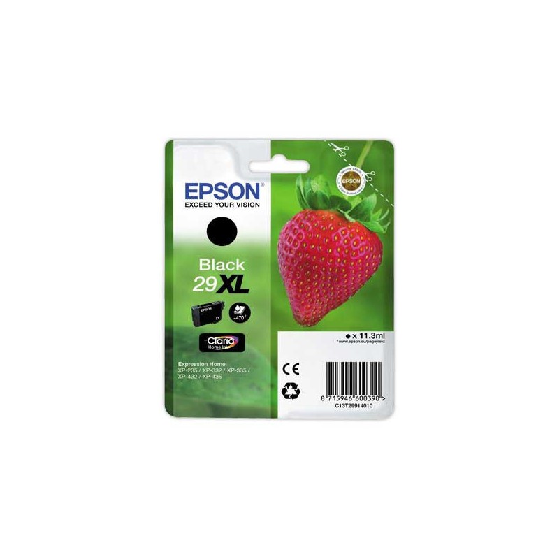 Cartouche EPSON C13T29914010 noire  - Fiducial