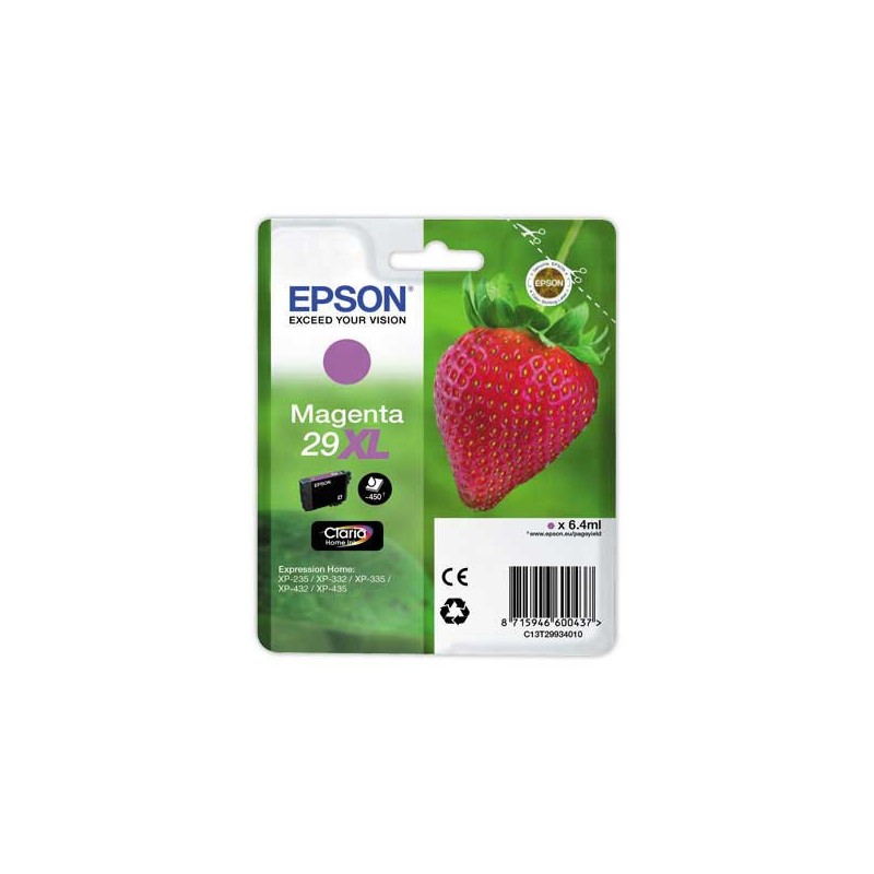 Cartouche EPSON C13T299340 magenta  - Fiducial