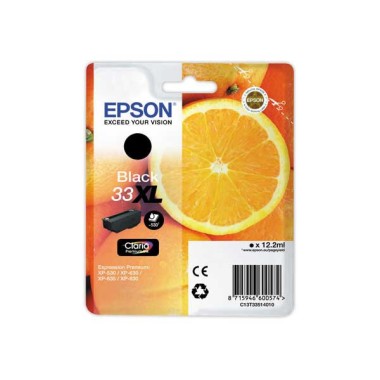 Cartouche EPSON C13T33514010 noire  - Fiducial