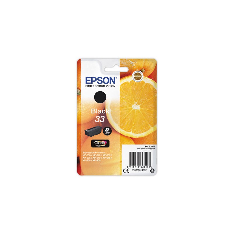 Cartouche Epson 33 "Oranges" NR  - Fiducial