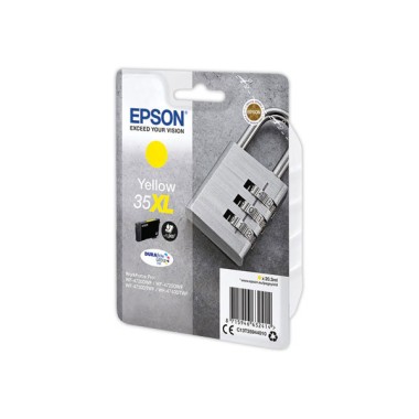 Cartouche Jet d'encre EPSON 35XL jaune  - Fiducial