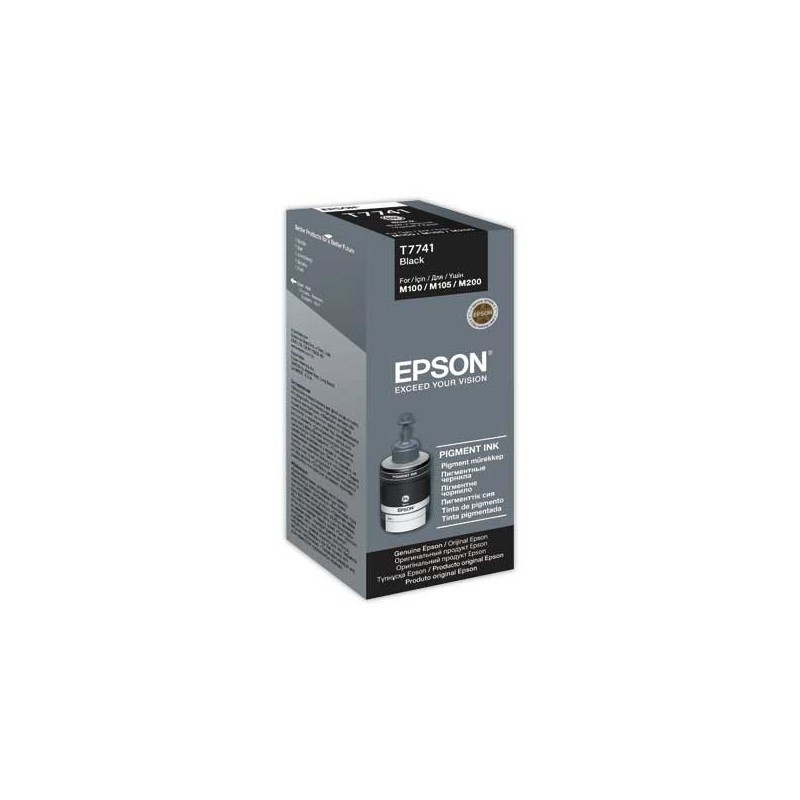 Recharge Jet d'encre EPSON T7741 NOIR  - Fiducial